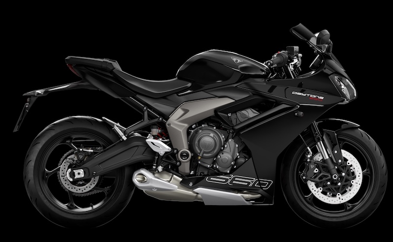 Daytona 660 MY26 Sapphire Black RHS