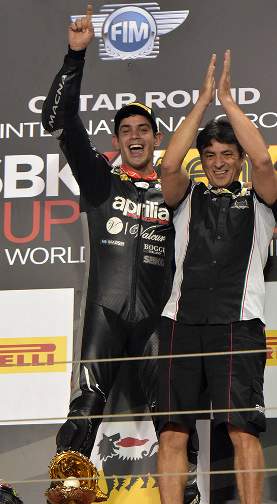 Torres podium